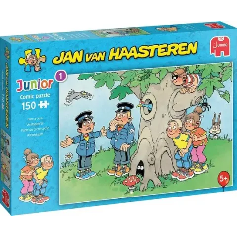 Jan van Haasteren Junior Verstoppertje puzzel - 150 stukjes - Kinderpuzzel