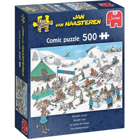 Jan van Haasteren Rendier Race puzzel - 500 stukjes
