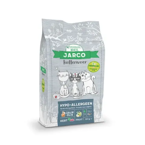 Jarco Natural Cat Vers Vlees Hypoallergeen - Kattenvoer - Hert 2 kg