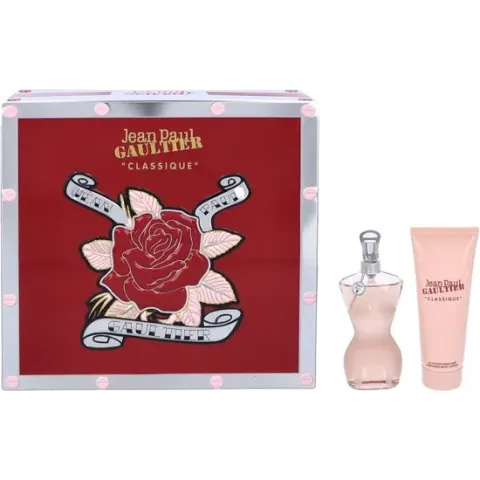 Jean Paul Gaultier Classique Gift Set - 50 ml eau de toilette spray + 75 ml bodylotion - cadeauset voor dames