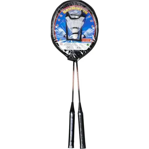 Johntoy Badminton Sport Active 4- Delige Set Grijs