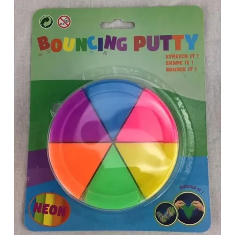 Johntoy Speelklei Bouncing Duo Junior 15 X 14 Cm 6-delig