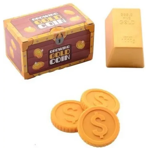 Johntoy Speelset Growing Gold Coin Junior 20 Cm 5-delig