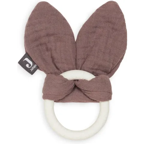Jollein Bijtring Bunny Ears - Chestnut
