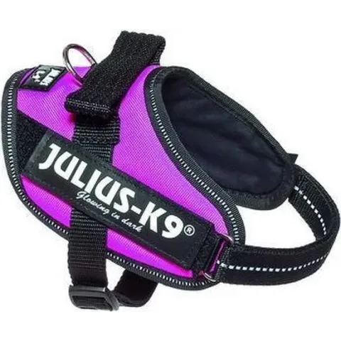 Julius K9 IDC Powertuig/Harnas - Mini/49-67cm - S - Donkerroze