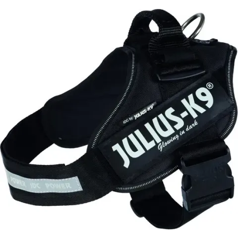 Julius K9 Powertuig/Harnas - Hondentuig - Zwart - L - 66-81 cm