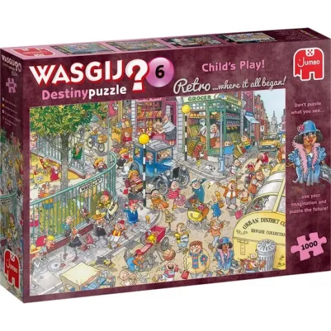 Wasgij Retro Destiny 6 Kinderspel puzzel - 1000 stukjes