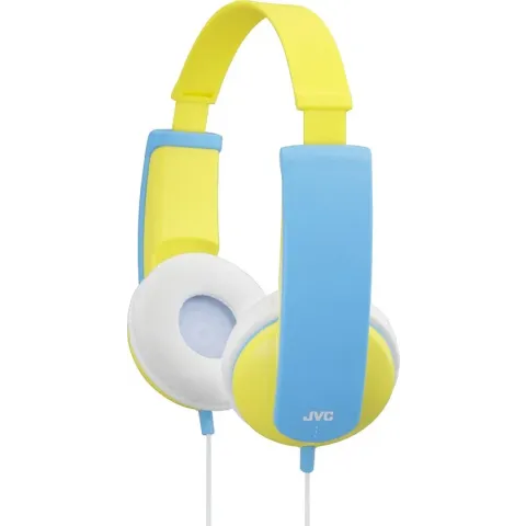 JVC HA-KD5 - On-ear kinder koptelefoon - Geel/Blauw