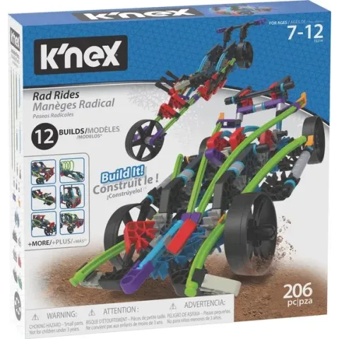 K'NEX Stoere en Snelle Auto's - 12 modellen - Bouwset