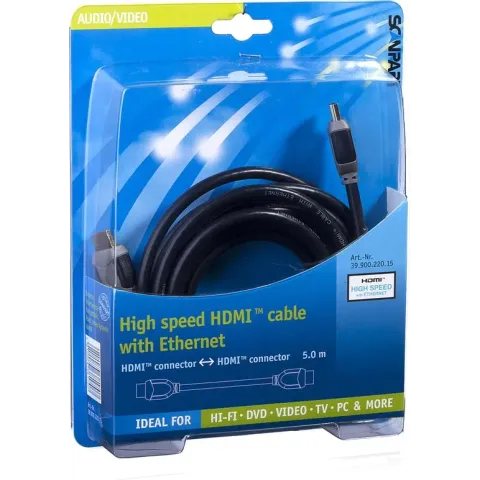 kabel HDMI High Speed ethernet 1.4b 5,0m