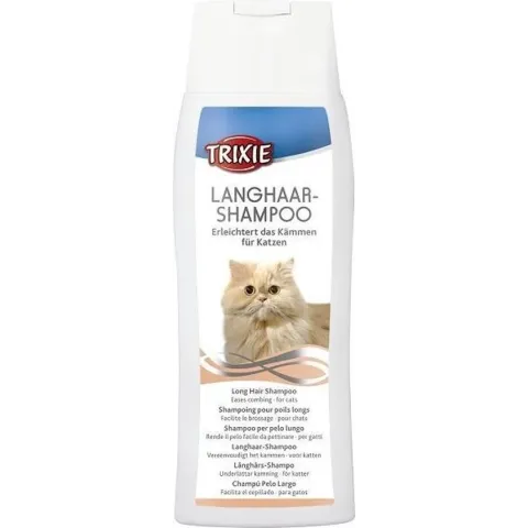 Kattenshampoo langhaar - Trixie - Shampoo kat - 250 ml - Tegen klitten - Geurende shampoo