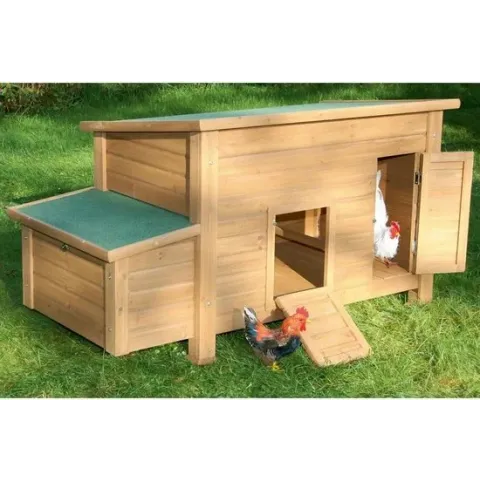 Kerbl Florentina Kippenhok - Bruin - 146 x 74 x 80 cm
