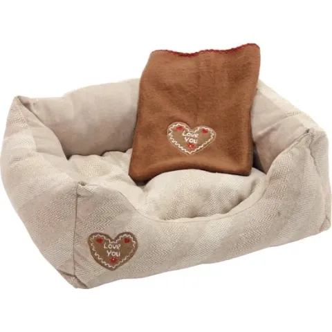 Kerbl Hondenbed Love You - Beige 47x37