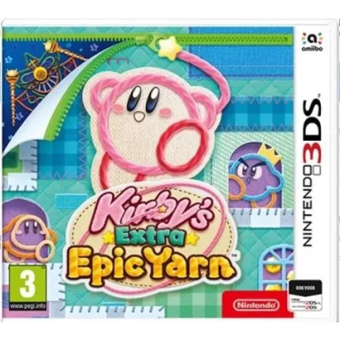 Kirby's Extra Epic Yarn (verpakking Spaans, game Engels)