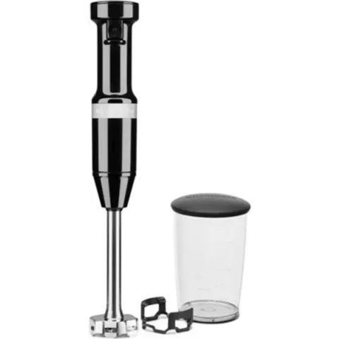 Kitchenaid Classic Staafmixer Professional 20cm - Onyx Zwart - Inclusief Mengbeker 700ml + panbeschermer