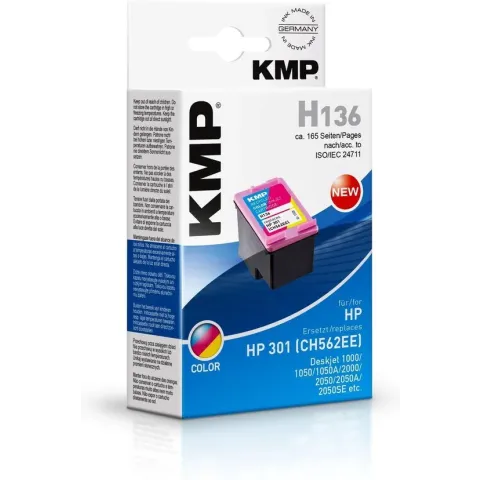 KMP H136 3ml Cyaan, Magenta 165pagina's inktcartridge