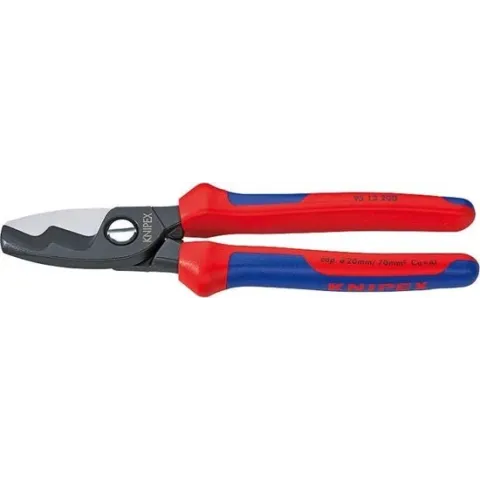 Knipex 95 12 200 Kabelschaar Geschikt voor (striptechniek) Alu- en koperkabel, een- en meerdraads 20 mm 70 mm² 2
