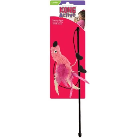 Kong Cat Feather Teaser - Kattenspeelgoed - 48.3 cm x 10.2 cm x 1.3 cm
