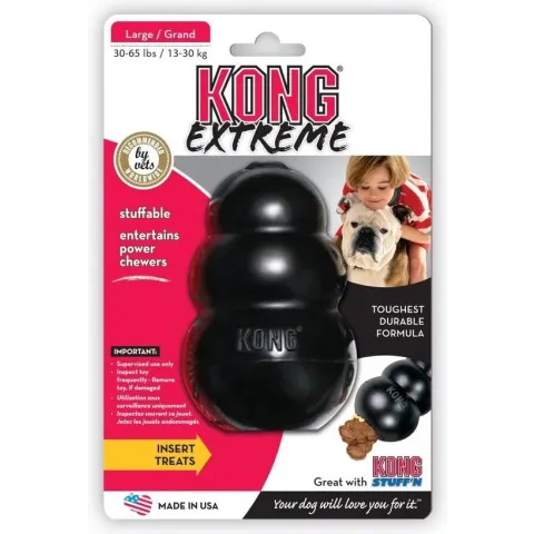 Kong Extreme - Hondenspeelgoed - Zwart - S