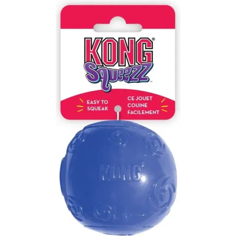 Kong Squeezz Ball - Hondenspeelgoed - Assorti - L - Ø8 cm