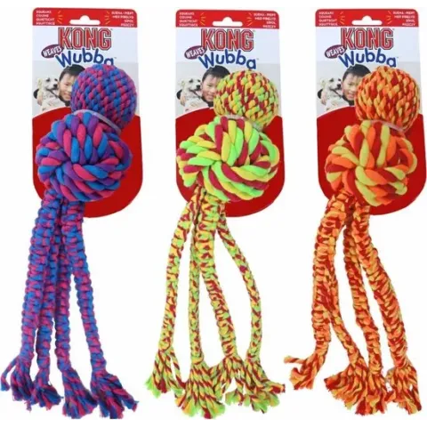 Kong wubba weaves touw assorti 38x8,5x8,5 cm