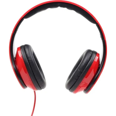 Koptelefoon Gembird STEREO DETROIT einklappbar Rot
