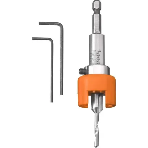 KWB HSS Hardhoutboor 4mm – Met dieptestop en verzinker