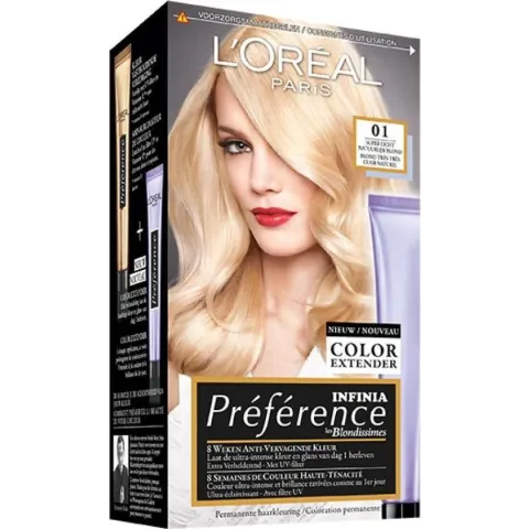 L’Oréal Paris Préférence 01 - Natuurlijk blond - Haarverf met Color extender