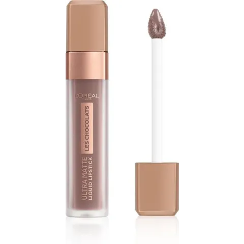 L'Oréal Paris Ultra Les Chocolates Matte Liquid Lippenstift - 858 Oh My Choc!