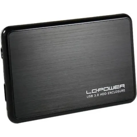 LC-Power LC-25BUB3 behuizing voor opslagstations 2.5'' Aluminium, Zwart
