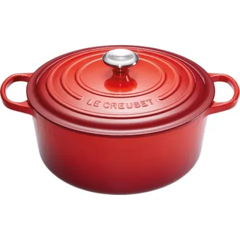 Le Creuset Signature Braadpan - 4,2 l - 24 cm - Kersenrood