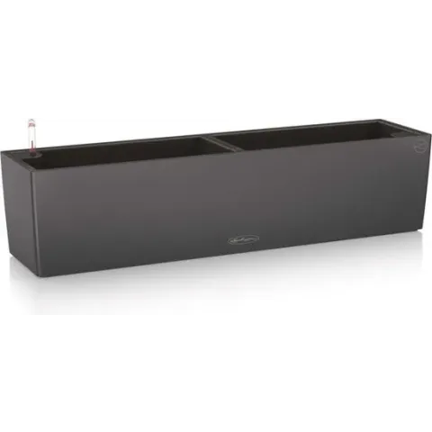 LECHUZA Balkonbak Balconera Color 80 leisteengrijs ALL-IN-ONE