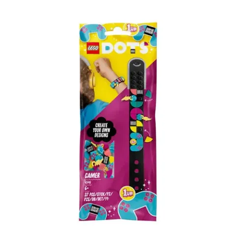 LEGO Dots Gamer armband met bedeltjes 41943