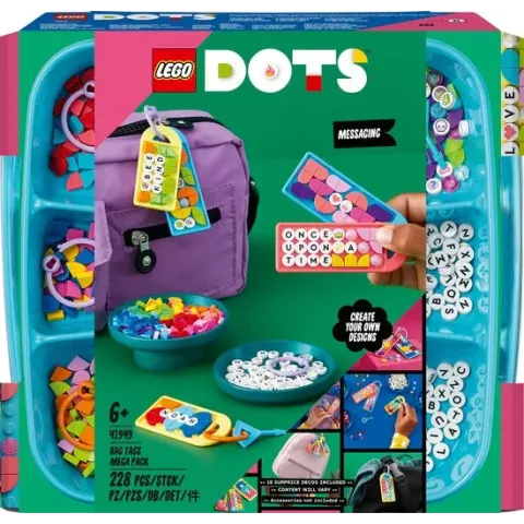 LEGO DOTS Taslabels Megapack Berichten
- 41949