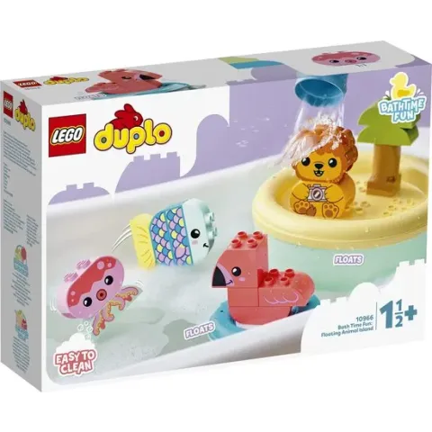 LEGO DUPLO Mijn eerste pret in bad: Drijvend Diereneiland - 10966