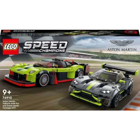 LEGO Speed Champions Aston Martin Valkyrie AMR Pro en Aston Martin Vantage GT3
- 76910