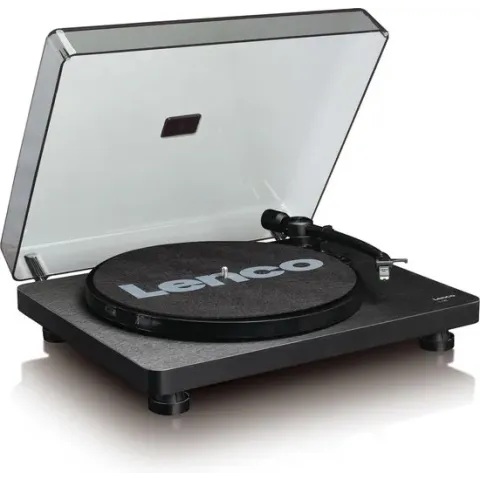 Lenco L-30 - Platenspeler met auto-stop en USB aansluiting / Zwart