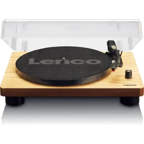 Lenco LS-50 - Platenspeler met speakers en reserve naald - Hout