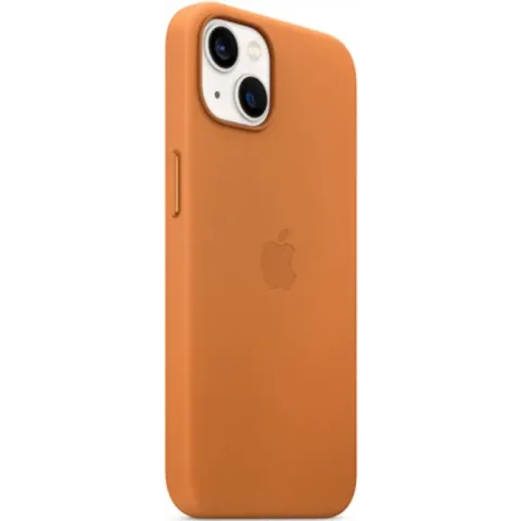 Leren hoesje met MagSafe voor iPhone 13 - Goudbruin