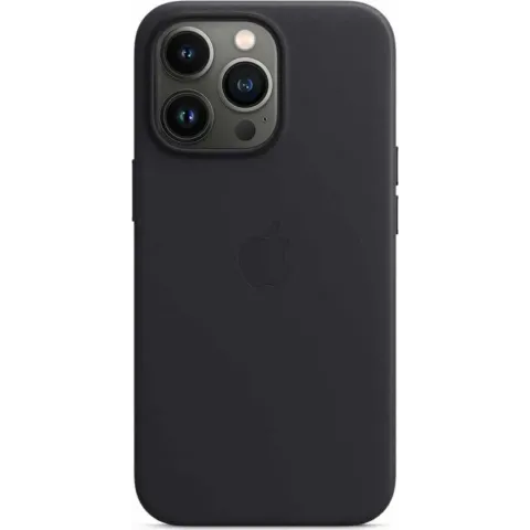 Leren hoesje met MagSafe voor iPhone 13 Pro Max - Middernacht