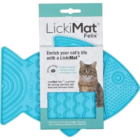 Licki Mat kat likmat Felix turquoise, 22 cm.