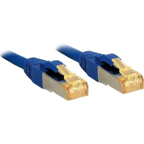Lindy 47281 netwerkkabel 5 m Cat7 S/FTP (S-STP) Blauw
