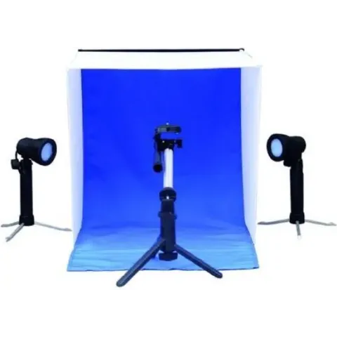 Linkstar Opnamebox Set PBK-50 50x50 Opvouwbaar + 2x50W Lampen