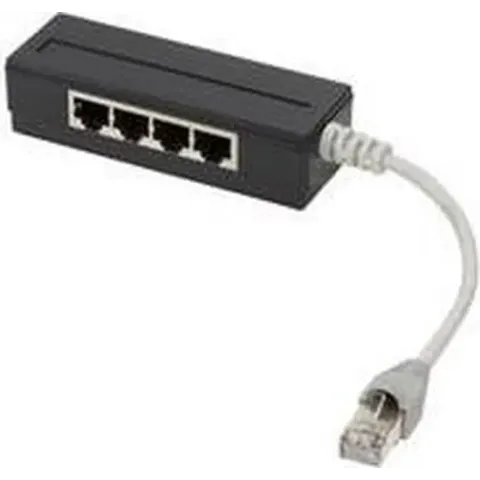 Logilink 4 Port RJ45 Splitter shielded with 15 cm cable (MP0032)