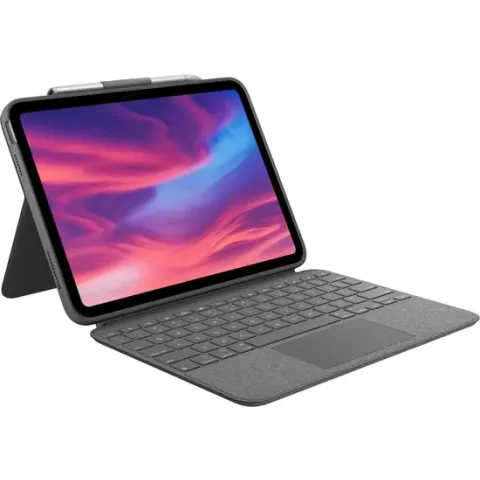 Logitech Combo Touch - Tablettoetsenbord - Geschikt voor iPad (10 gen) - UK Qwerty