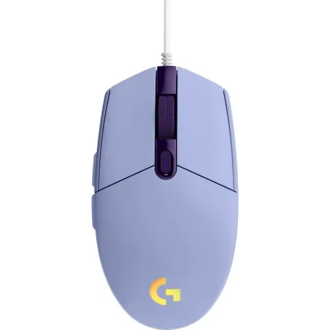 Logitech G G203 LIGHTSYNC - Gaming Mouse - EMEA / Lila