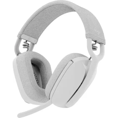 Logitech Zone Vibe 100 - Draadloze Headset - Bluetooth - Off White
