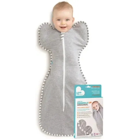 Love To Dream Stage 1 Swaddle UP inbakerslaapzak - S - Grijs