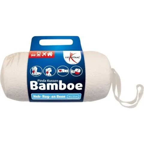 Lucovitaal bamboe pin kuss wit 1 st