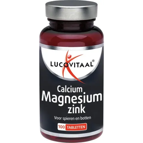 Lucovitaal Calcium Magnesium Zink Voedingssupplement - 100 tabletten
